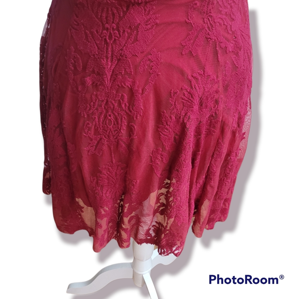 Free People Rein Over Me Lace Embroidered Dress - Picture 9 of 11